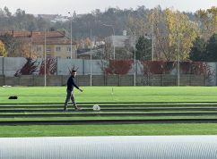 Fotbalové hřiště v Žabovřeskách