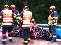 Nehoda motorka HZS JMK